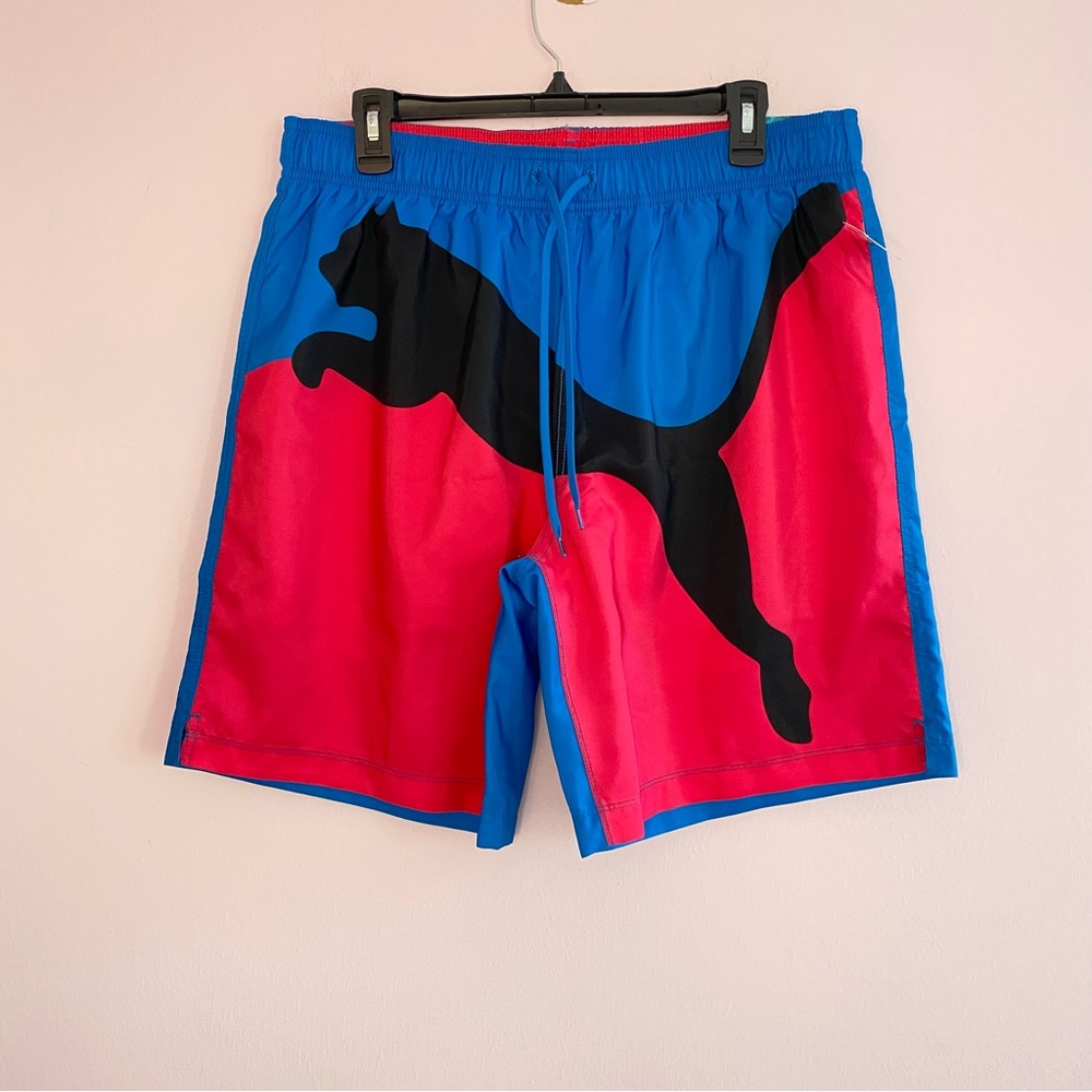 NEW PUMA Men’s Drawstring Lined Swim Board Shorts Size XL